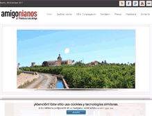 Tablet Screenshot of amigonianos.org
